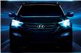 The design adopts the hexagonal grille &#8211; a key design cue of the Hyundai family look.